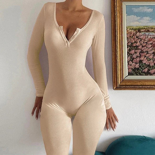 Long Knitted Jumpsuit - Alanna