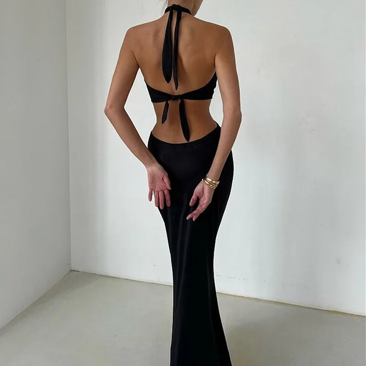 Maxi Dress with Special Cutouts Design - Siri