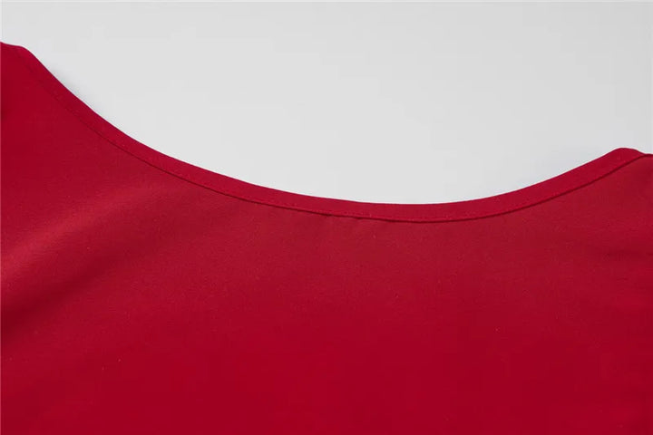 Midi open back dress in A-line cut - Heidi