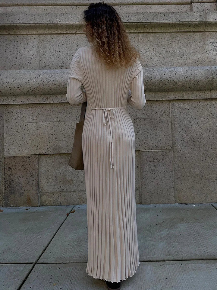 Maxi Dress in Winter Fabric - Lamara