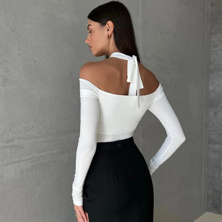 Fitted Top with Special Design - Amanda