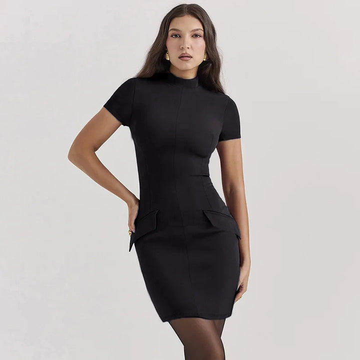 Tailored mini dress with pocket detail - Antonia