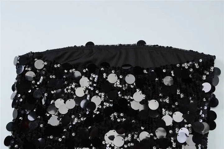 Strapless Sequin Mini Dress - Allison