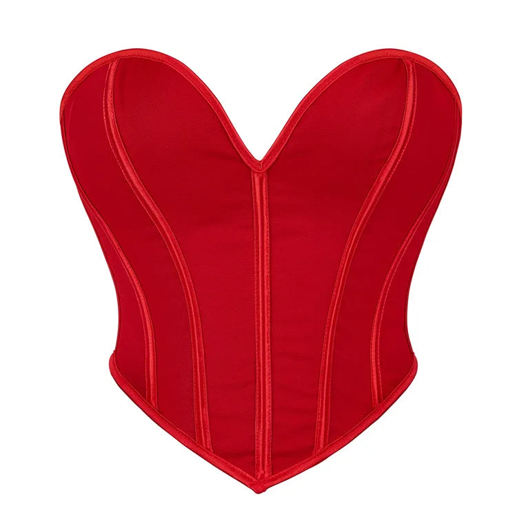 Strapless Corset with Heart-Shaped Neckline - Meredith