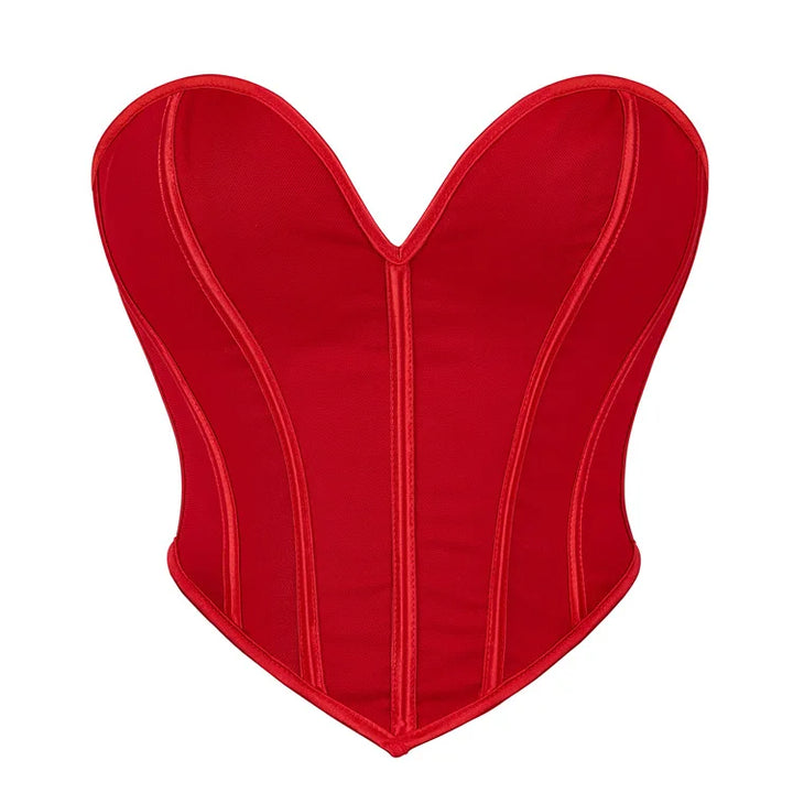 Strapless Corset with Heart-Shaped Neckline - Meredith