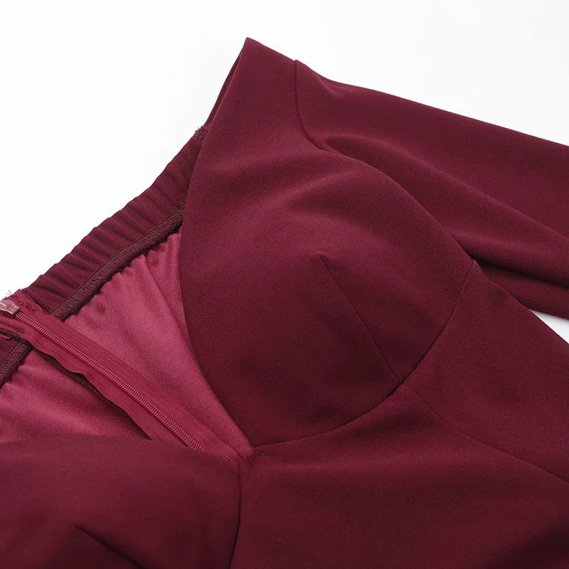 A-Line Mini Dress with Off-the-Shoulder Design - Bailey