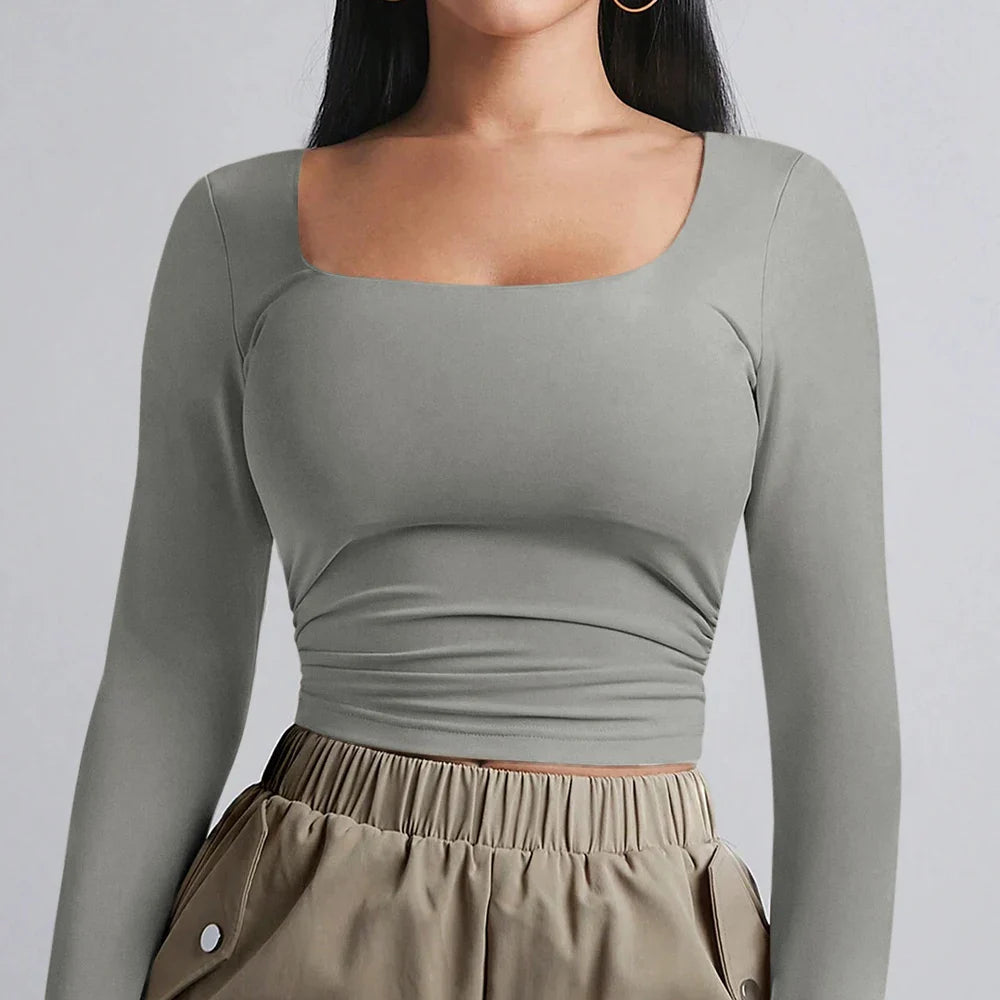 Basic shaping fabric top - Nelly