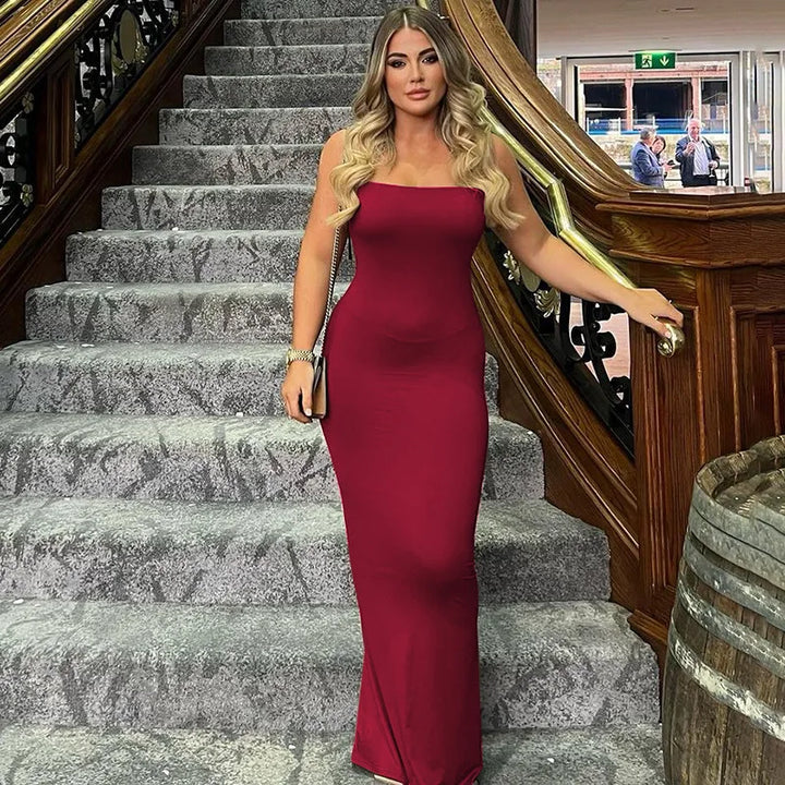 Fitted maxi dress - Anita