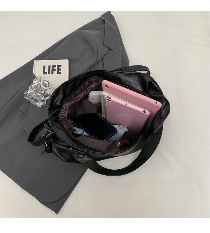 תיק דמוי עור בעיצוב רטרו