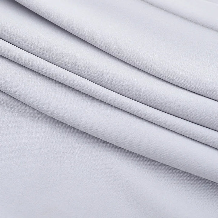 Tailored mini A-line dress with neckline design - Naomi