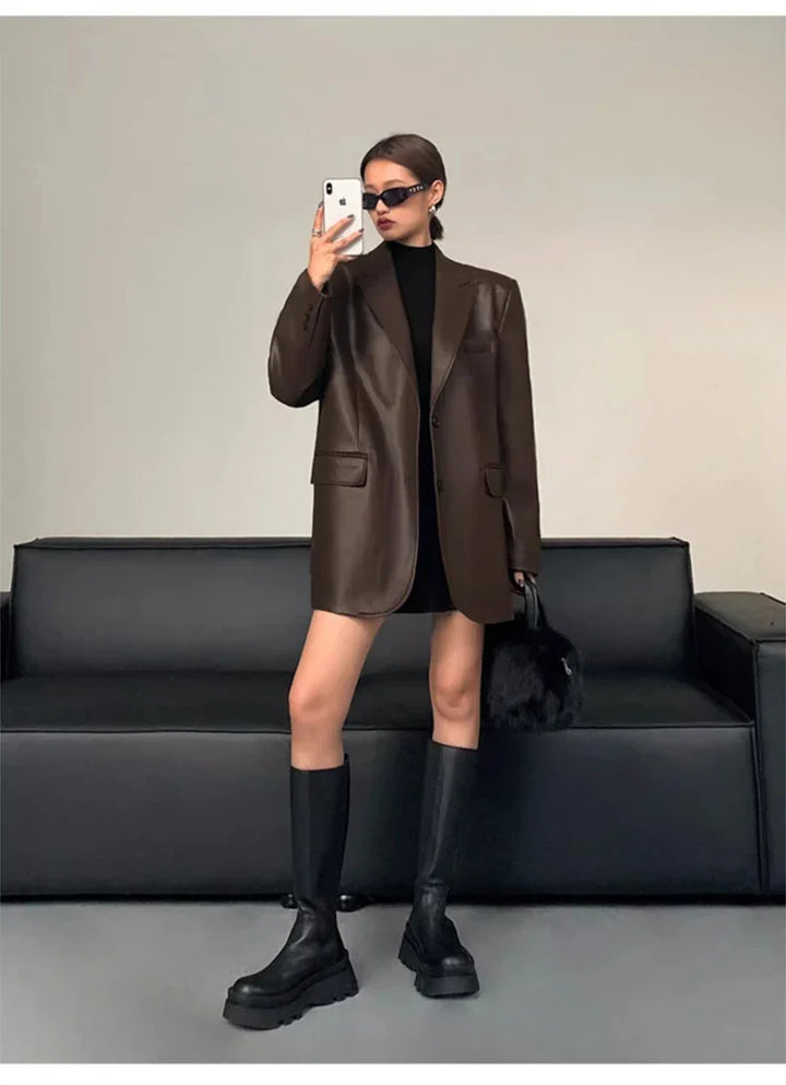 Tailored Leather Jacket - Rashal