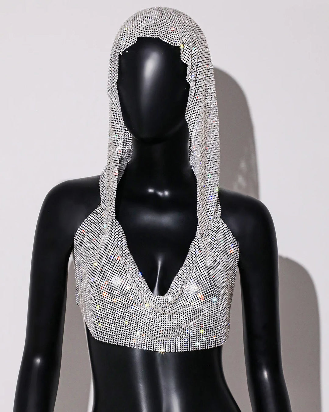 Sparkling Sequin Top with Hat and Open Back Design - Willow