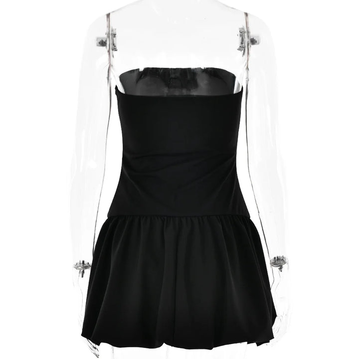 Strapless balloon-shaped mini dress - Baylor