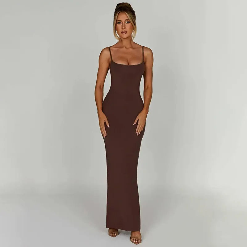 Fitted maxi dress - Anita