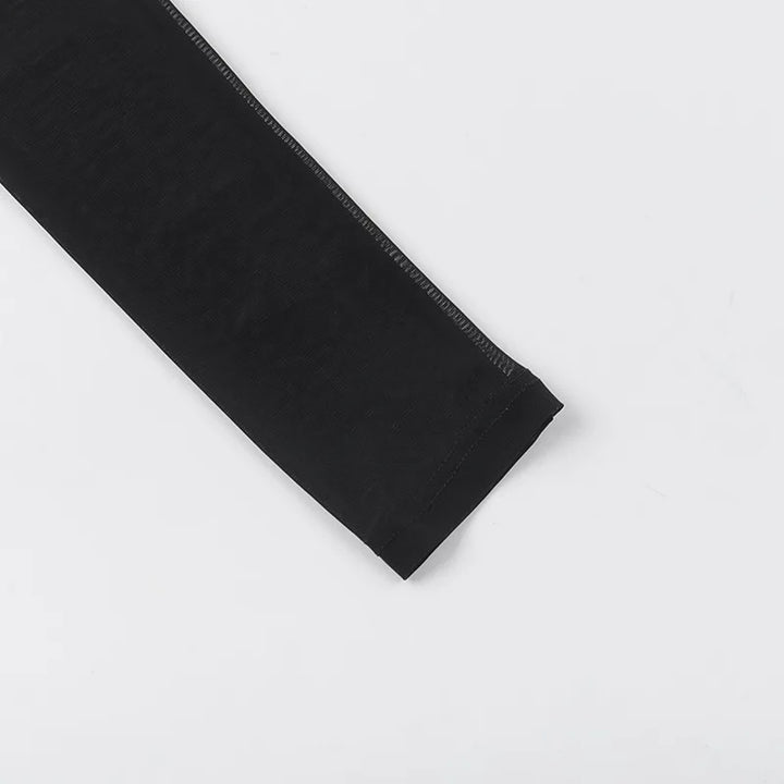 Mini mesh dress with ruching design - Baki