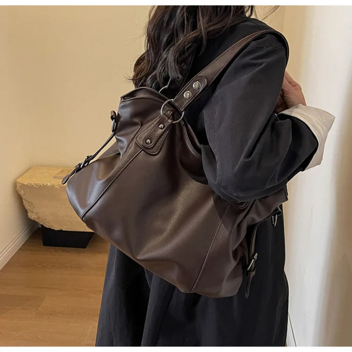 תיק דמוי עור בעיצוב רטרו