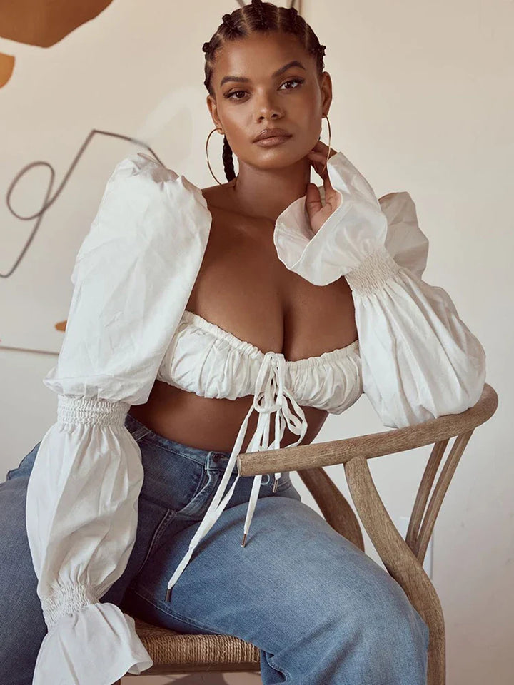 Long Sleeve Puff Top - Kani