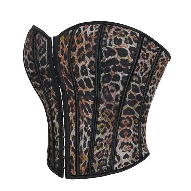 Strapless Corset with Pin Closure and Back Tie for Waist Shaping - Jayla