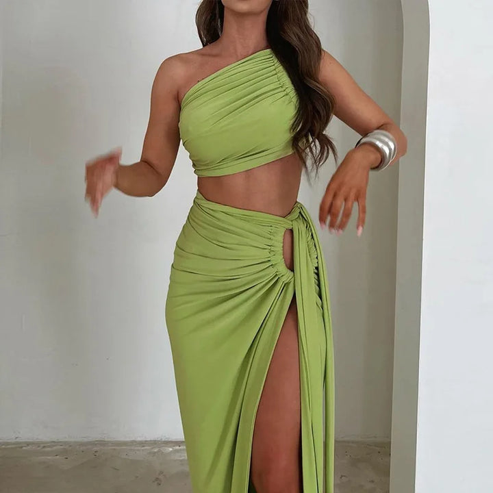 Two-Piece Set: Top and Skirt - Leticia
