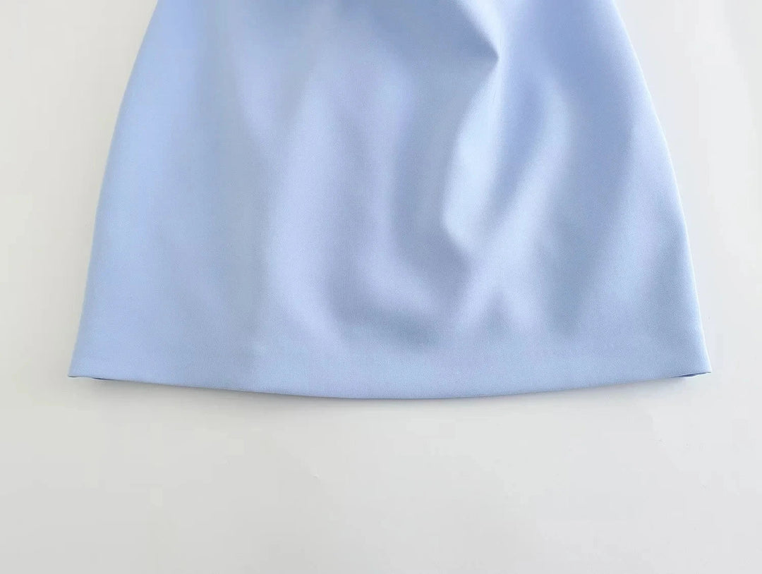 Strapless Mini Dress with Ruched Design - Bonnie