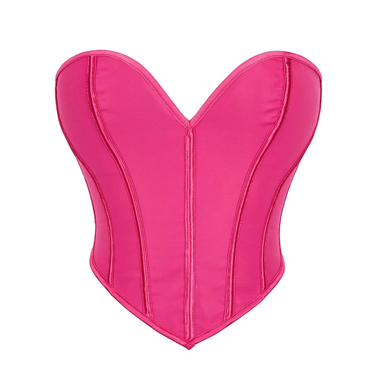 Strapless Corset with Heart-Shaped Neckline - Meredith