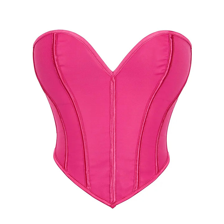 Strapless Corset with Heart-Shaped Neckline - Meredith