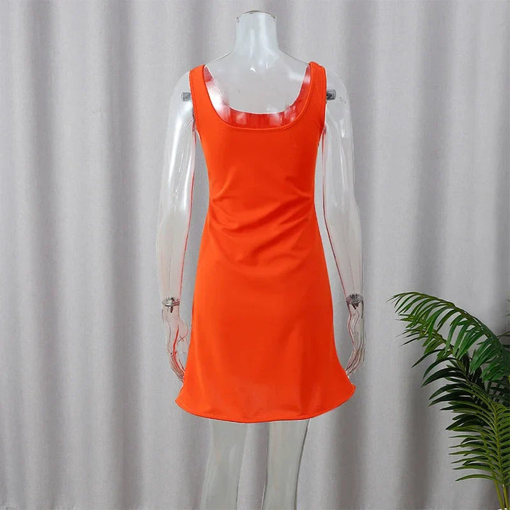 Mini Dress with Sequin Starfish Detail - Daisy