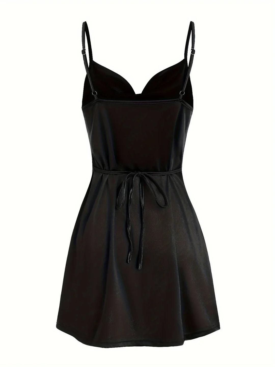 Satin Mini Dress - Bianca