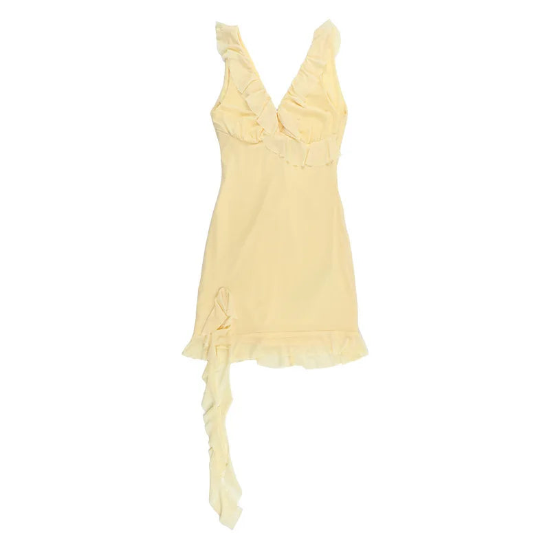 NID mini dress with ruffle detail - Leon