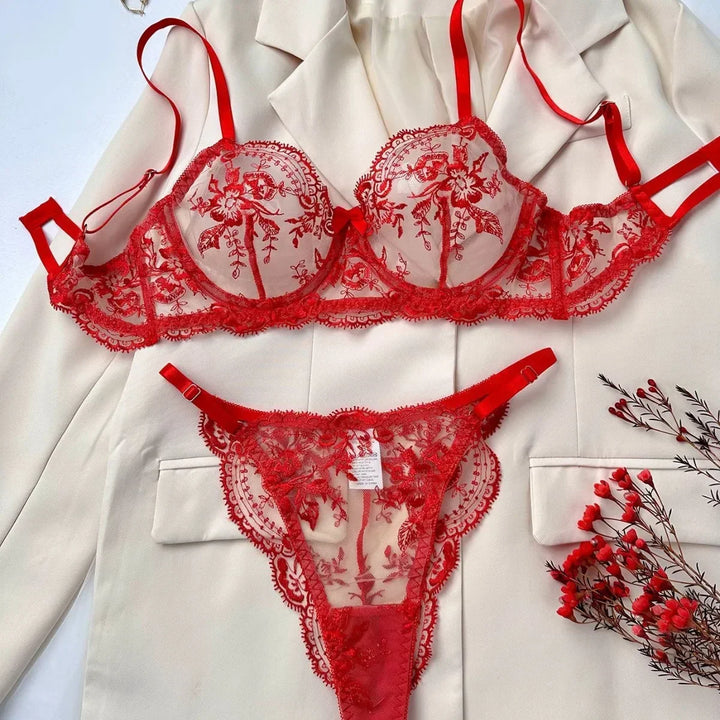 Sheer Floral Design Set - Journee
