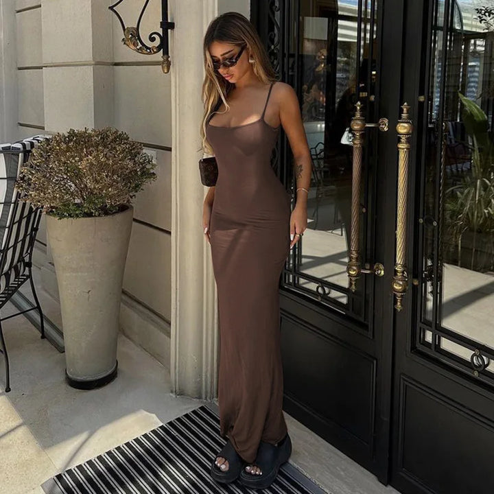 Fitted maxi dress - Anita