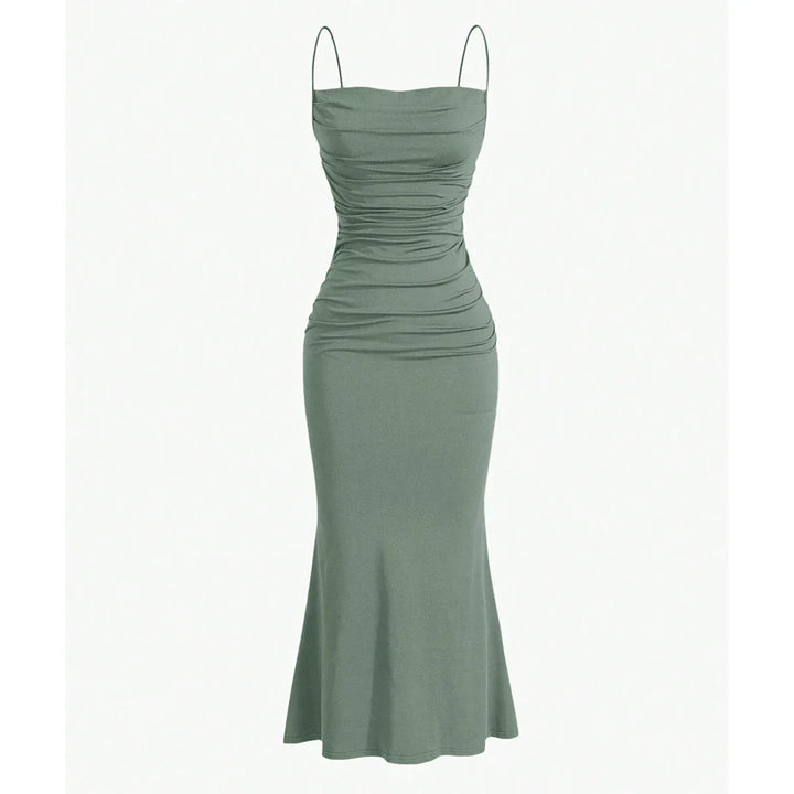 Elegant spaghetti strap maxi dress - Emberly