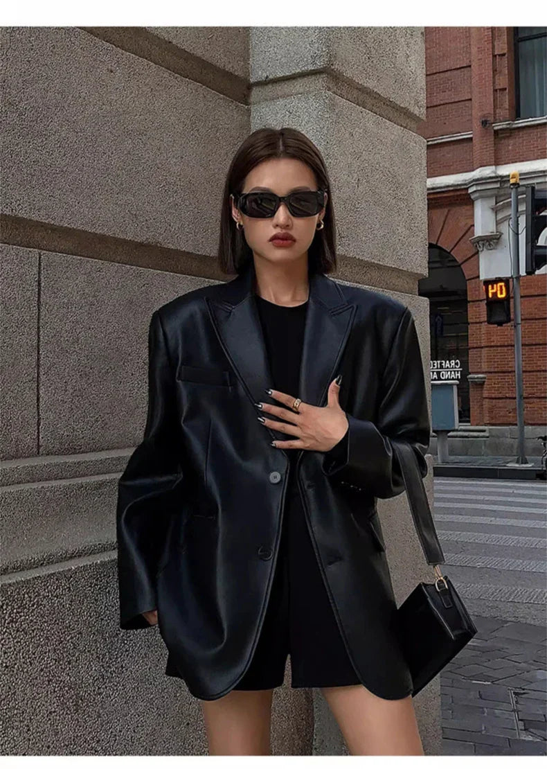 Tailored Leather Jacket - Rashal