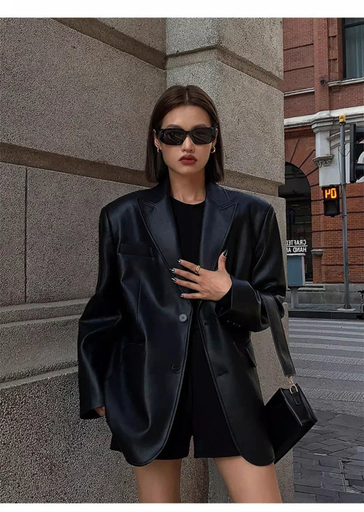 Tailored Leather Jacket - Rashal