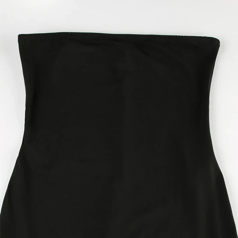 Strapless Jumpsuit with Wide Pants - Shasha