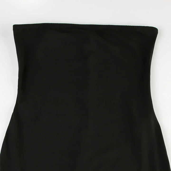 Strapless Jumpsuit with Wide Pants - Shasha