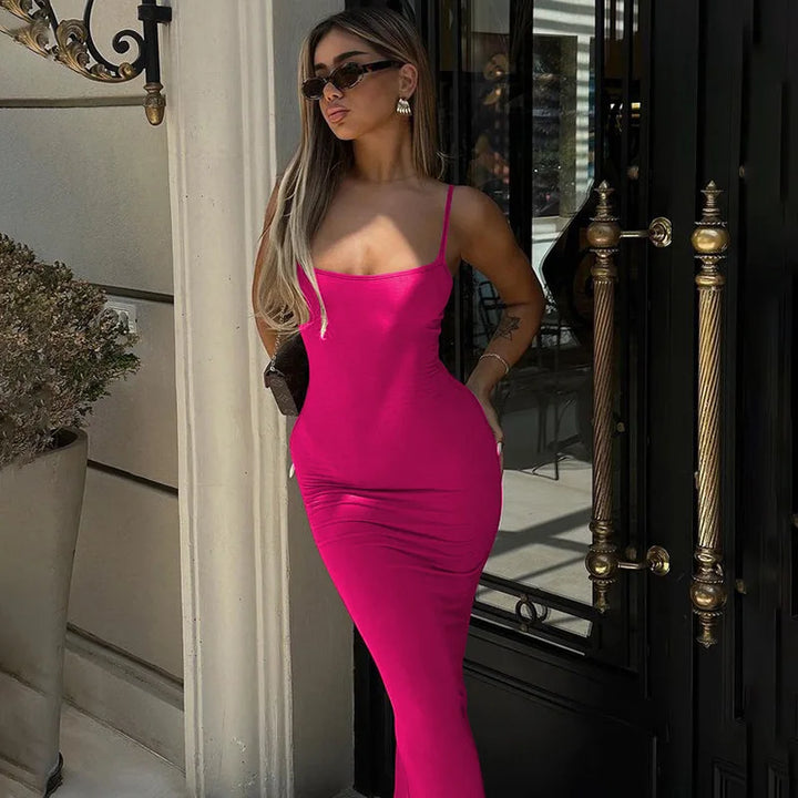 Fitted maxi dress - Anita