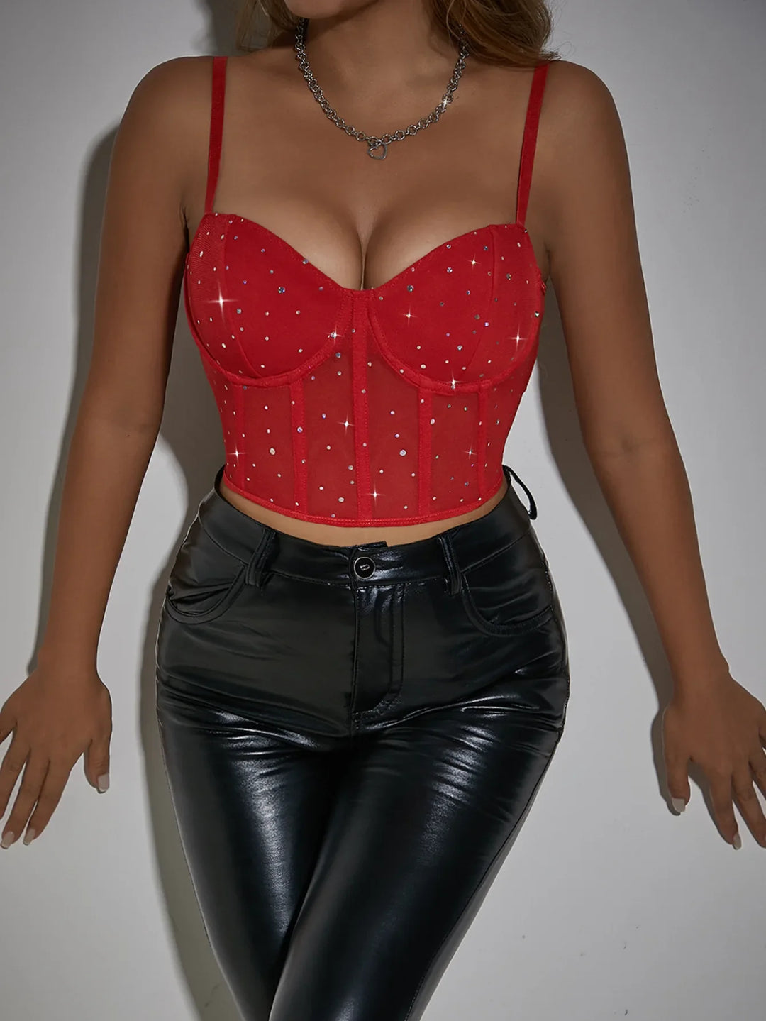 Top with Sparkling Sequin Embellishment - Phoenix