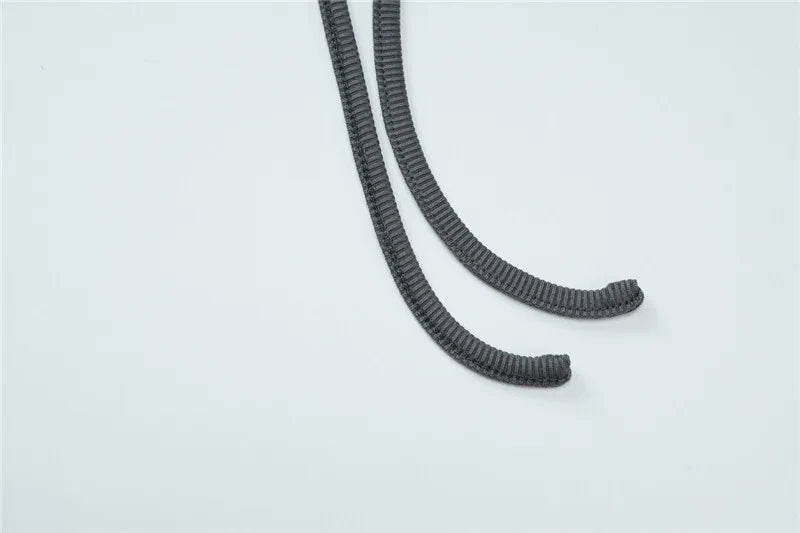 Modest knitted A-line maxi dress with waist ties - Liri