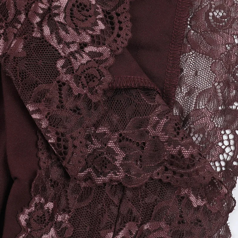 Mini Dress with Lace Detail and Cutout - Rita