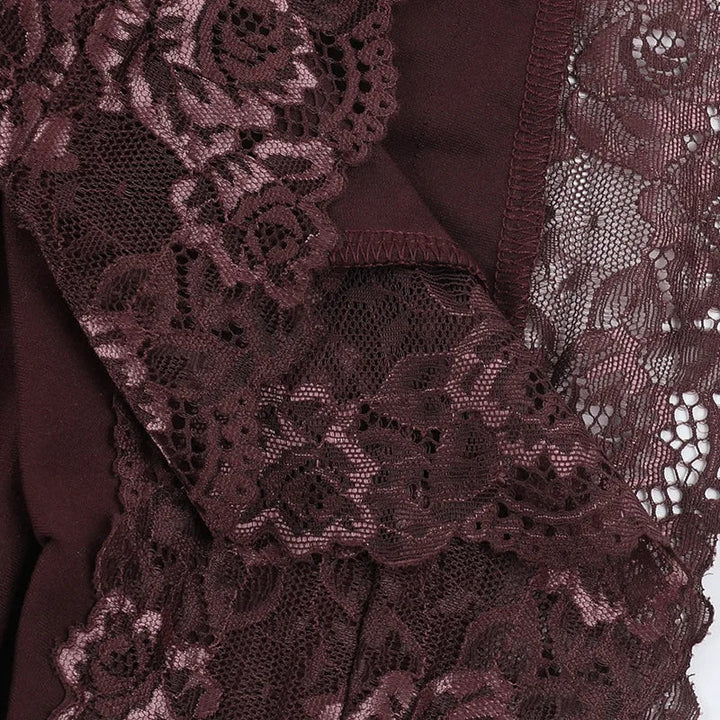 Mini Dress with Lace Detail and Cutout - Rita