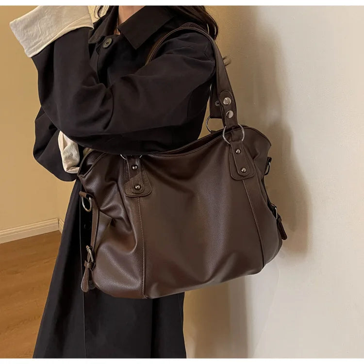 תיק דמוי עור בעיצוב רטרו