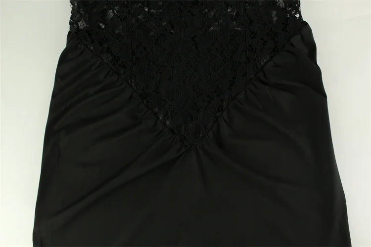 Maxi Dress with Collar, Lace Design, Sheer Hem, and Open Back - Eliza