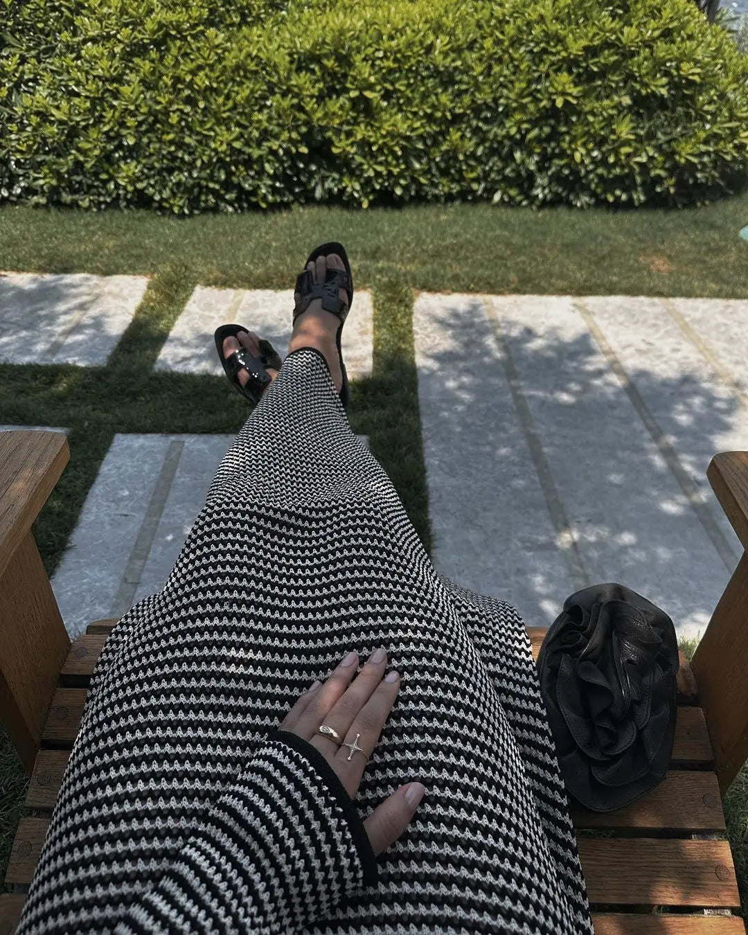 Striped Maxi Dress - Yami