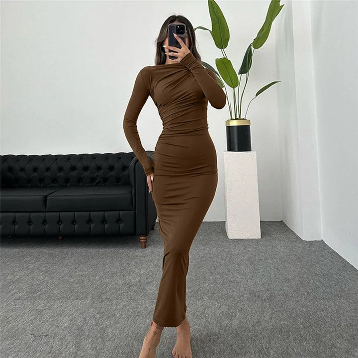 Fitted Shaping Maxi Dress - Noa
