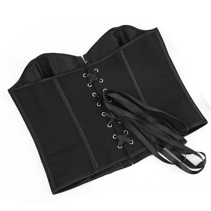 Strapless Corset with Pin Closure and Back Tie for Waist Shaping - Jayla
