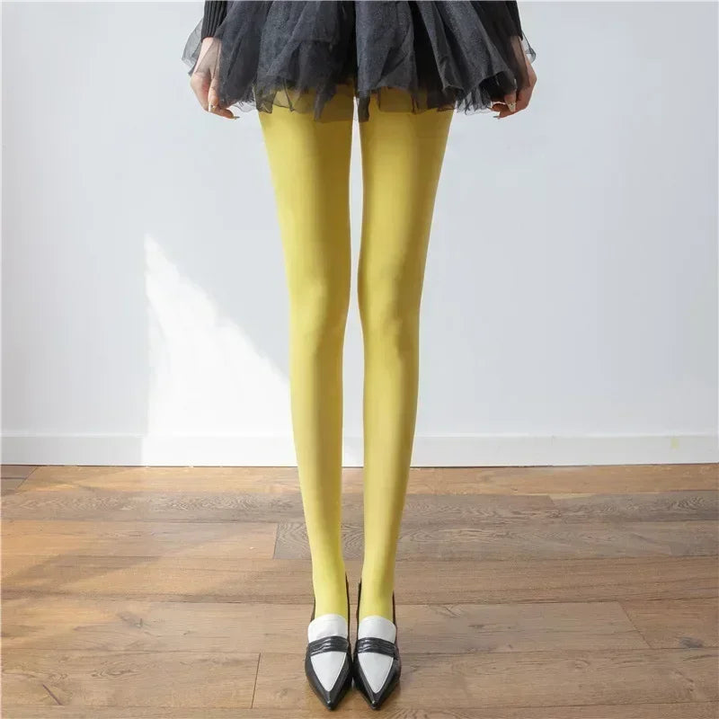 Opaque / sheer tights in a variety of colors
