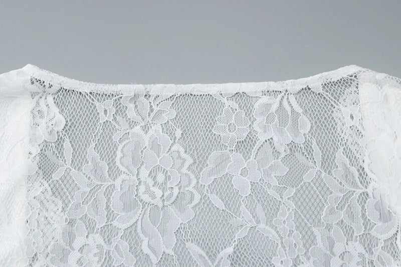 Tie lace blouse - Erin