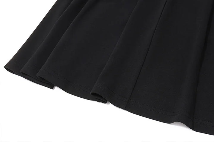 Mini Dress with Velvet Detail and Off-Shoulder - Estefania