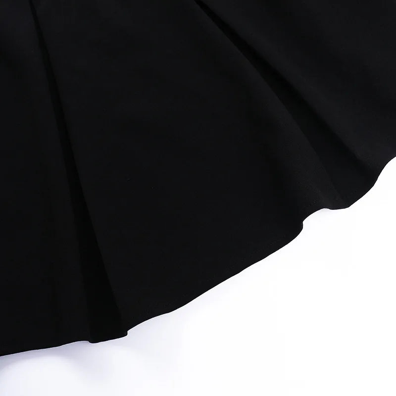 A-line mini dress decorated with pearls - Cory